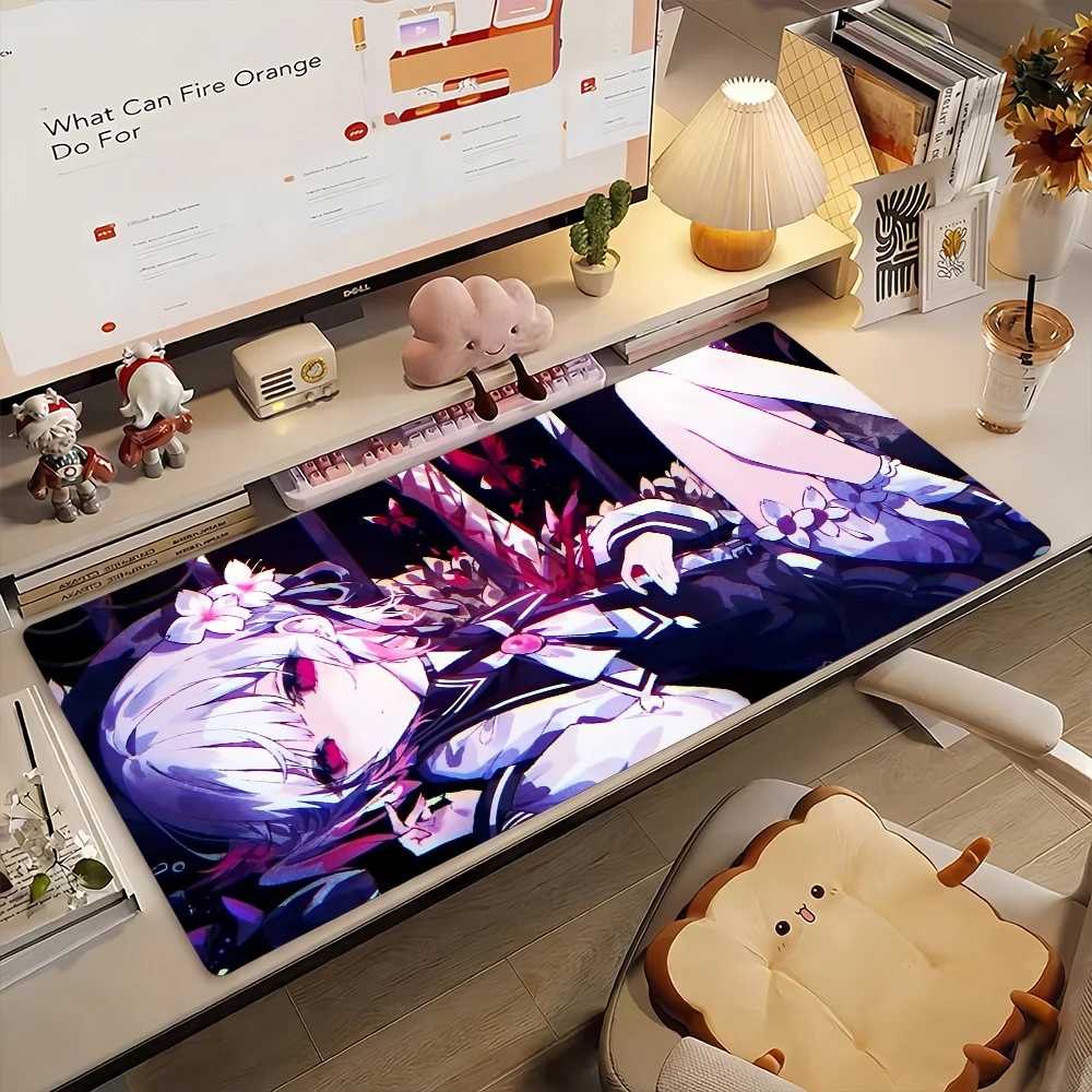 Alfombrilla de ratón antideslizante de goma para juegos Mahou Shoujo No Majo Saiban, alfombrilla de ordenador para gamers, decoración de escritorio, alfombrilla grande para laptop y oficina