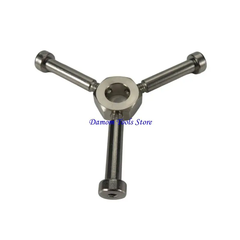 57BE Faucet Handle Garden Spigot Handle Replacement with Threaded Metal Center Mount