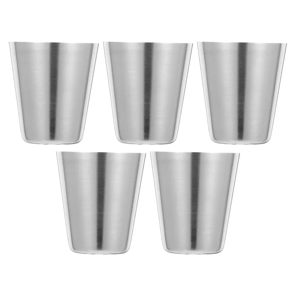 

5pcs Stainless Steel Teapot Spout Covers Dust Protection Easy Clean Smooth Home Kettle Accessories Metal Sleeve