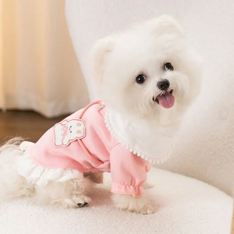 Dog Clothes Winter Luxury Puppy Dog Hoodies Chihuahua Dress Dog Harness Clothes Sweatshirt for Dogs Dog Costume Dog Hoodie Dress