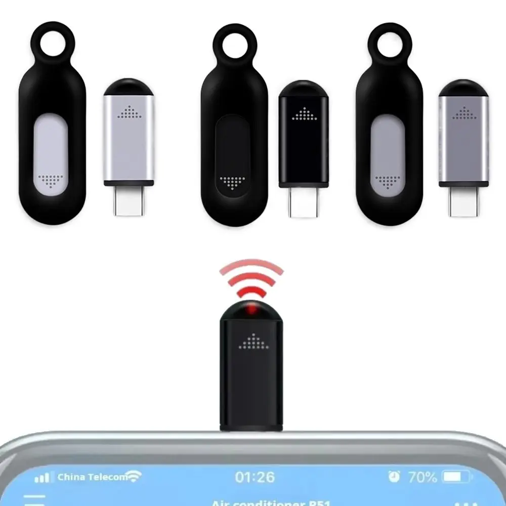 새로운 유형 C 스마트 폰 적외선 송신기 미니 범용 어댑터 제어 휴대 전화 용 스마트 App 제어 어댑터