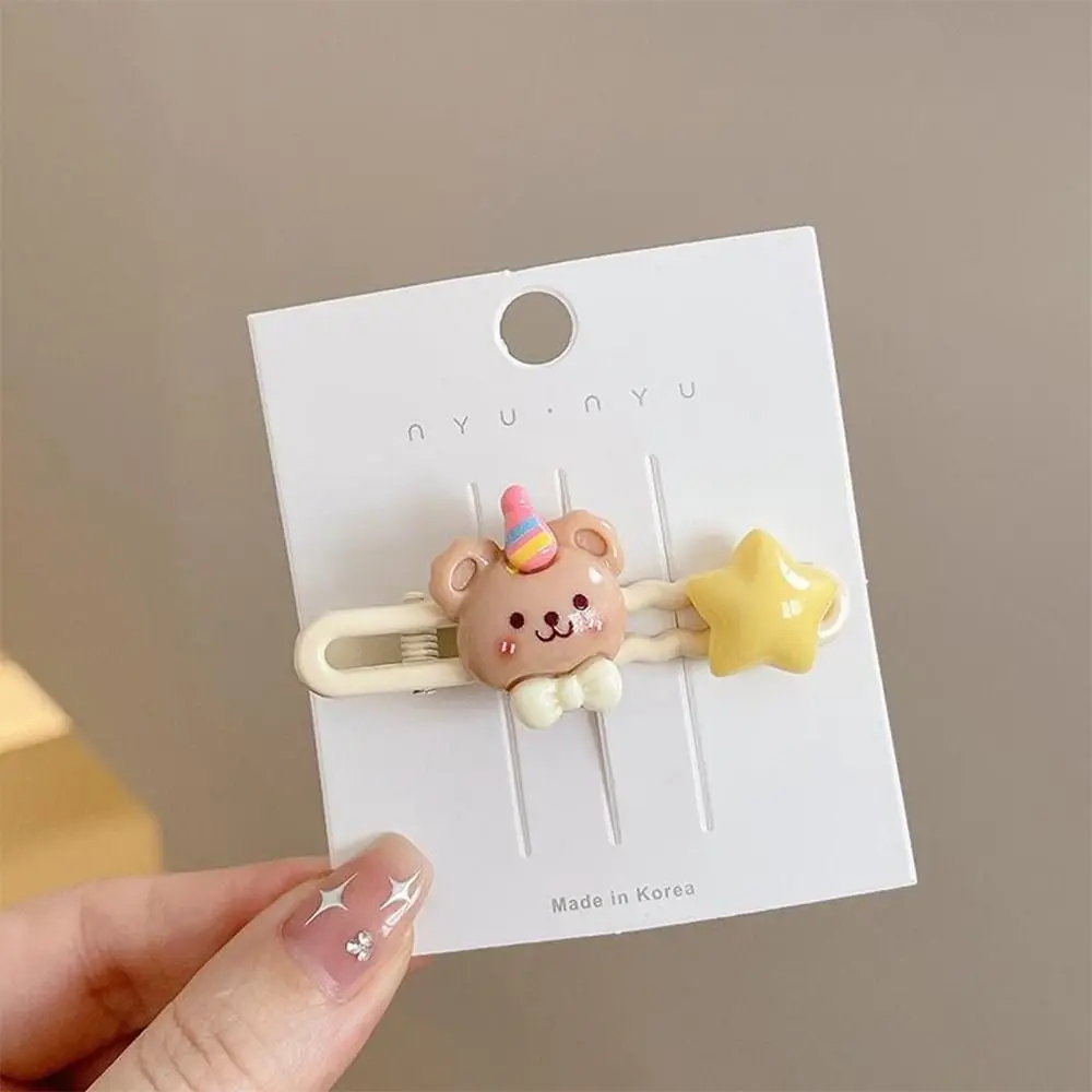 

New Alloy Star Hair Clip Fairy Hair Accessories Y2K Hair Clip Sweet Dopamine Banger Clip for Girls