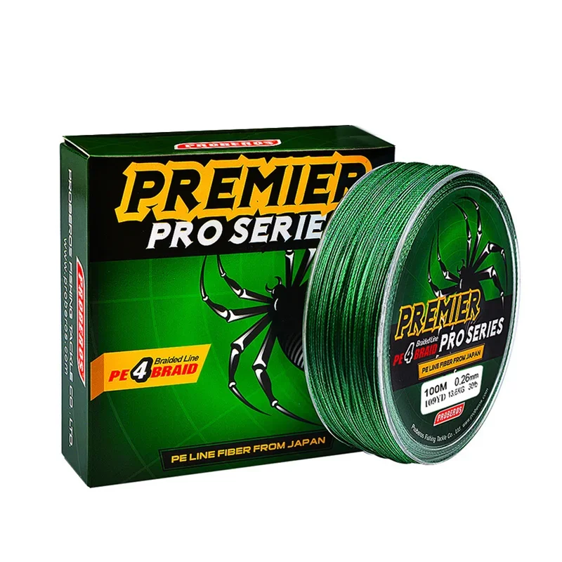 100M Fishing Line 4 Strands Multifilament Super Strong Braided Wire 6-100LB PE Carp Fishing Smoother Fishing Wire