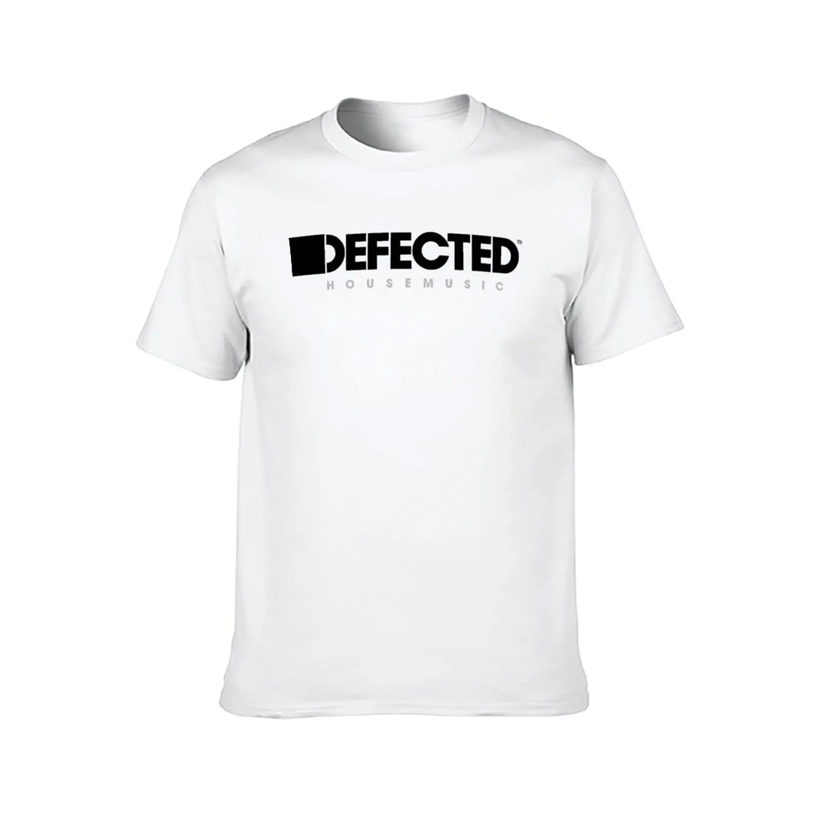 Defected House Music T-Shirt black cotton t-shirt plain for man package men t shirt cotton 100% T-Shirt