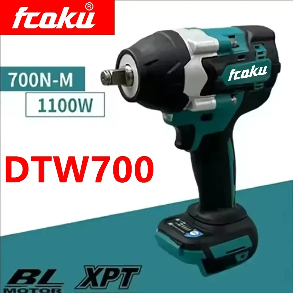 

DTW700 DDF487 Tool Original 100% Electric Impact Wrench 1000 N.m High Torque 1/2 Inch Compatible With 18V Makita BL1860 Battery