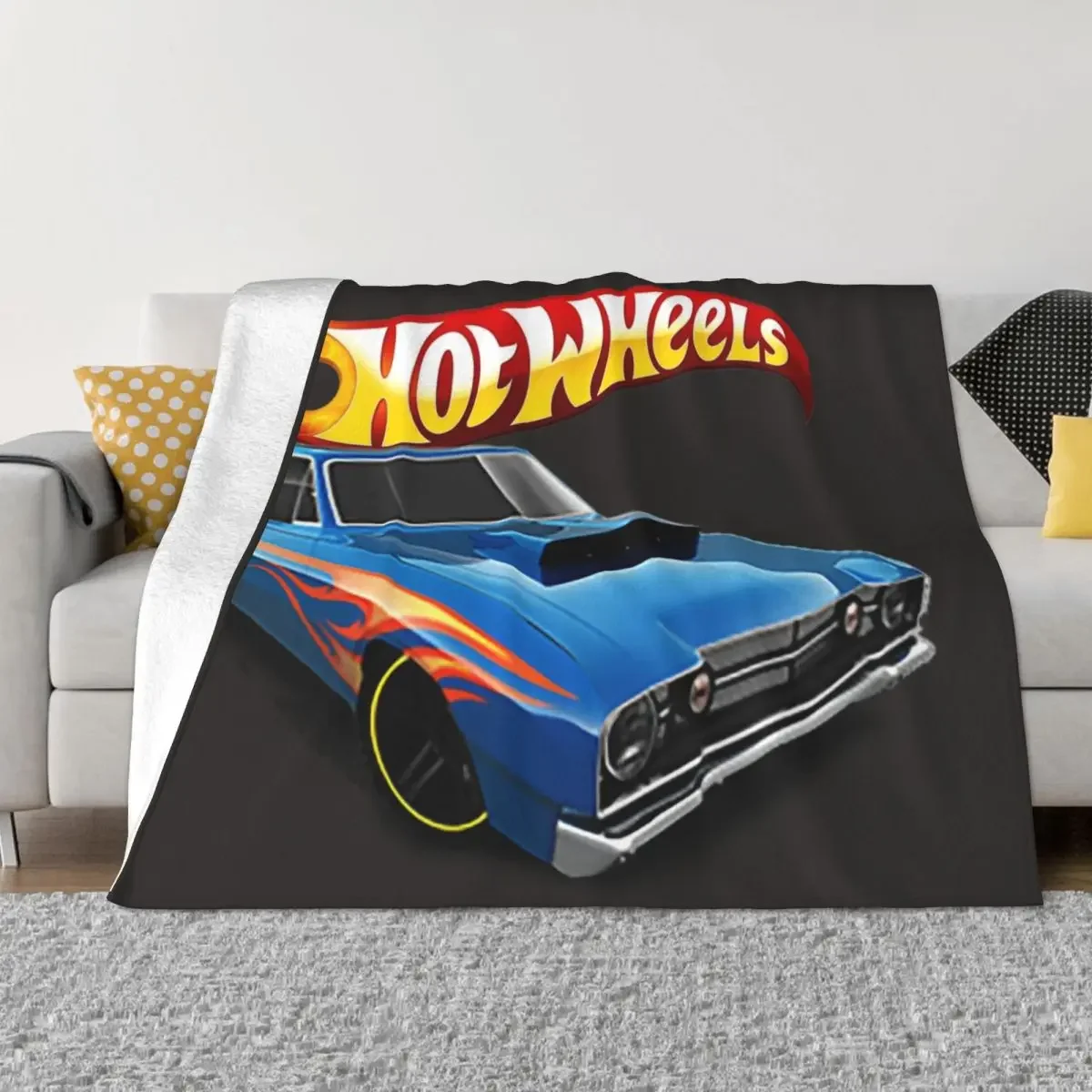 

Sport Car Hot Wheels Blankets Warm Flannel Classic Racing Throw Blanket for Sofa Office Bedspreads