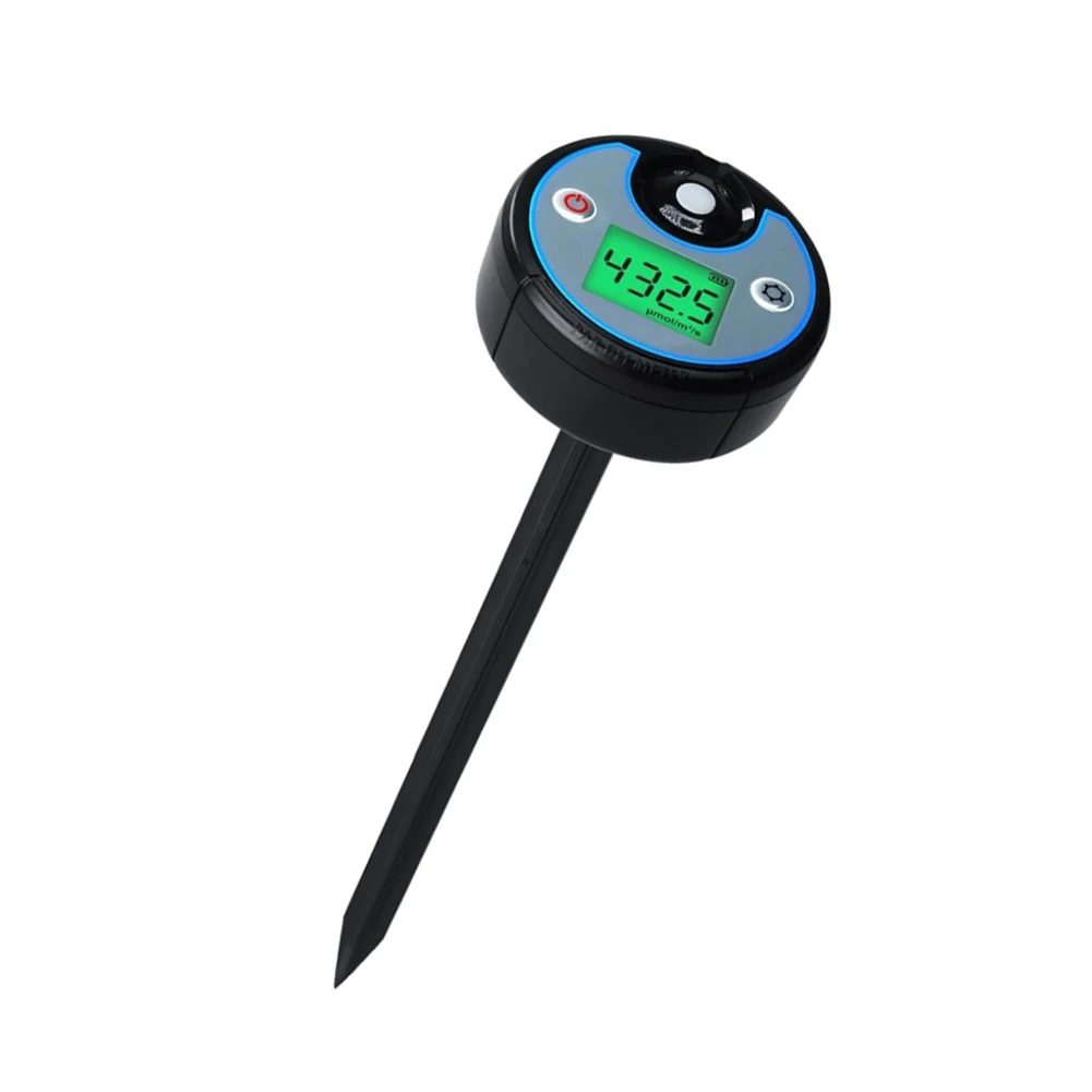Digital Display Light Integrator for PAR and DLI Monitoring with Timestamped Records and 30-Day On-Screen Data