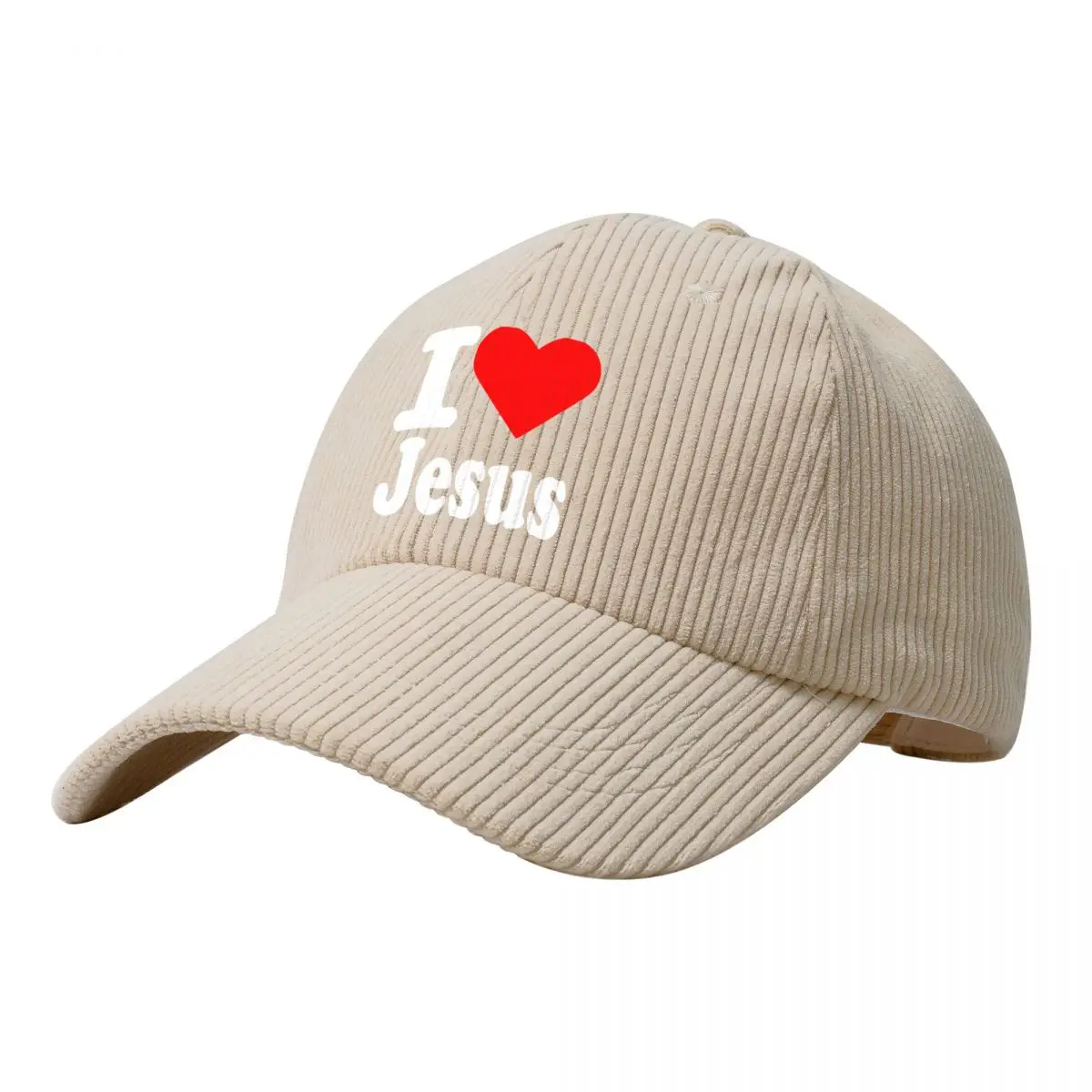 

I Love Jesus Logo Unisex Corduroy Baseball Cap