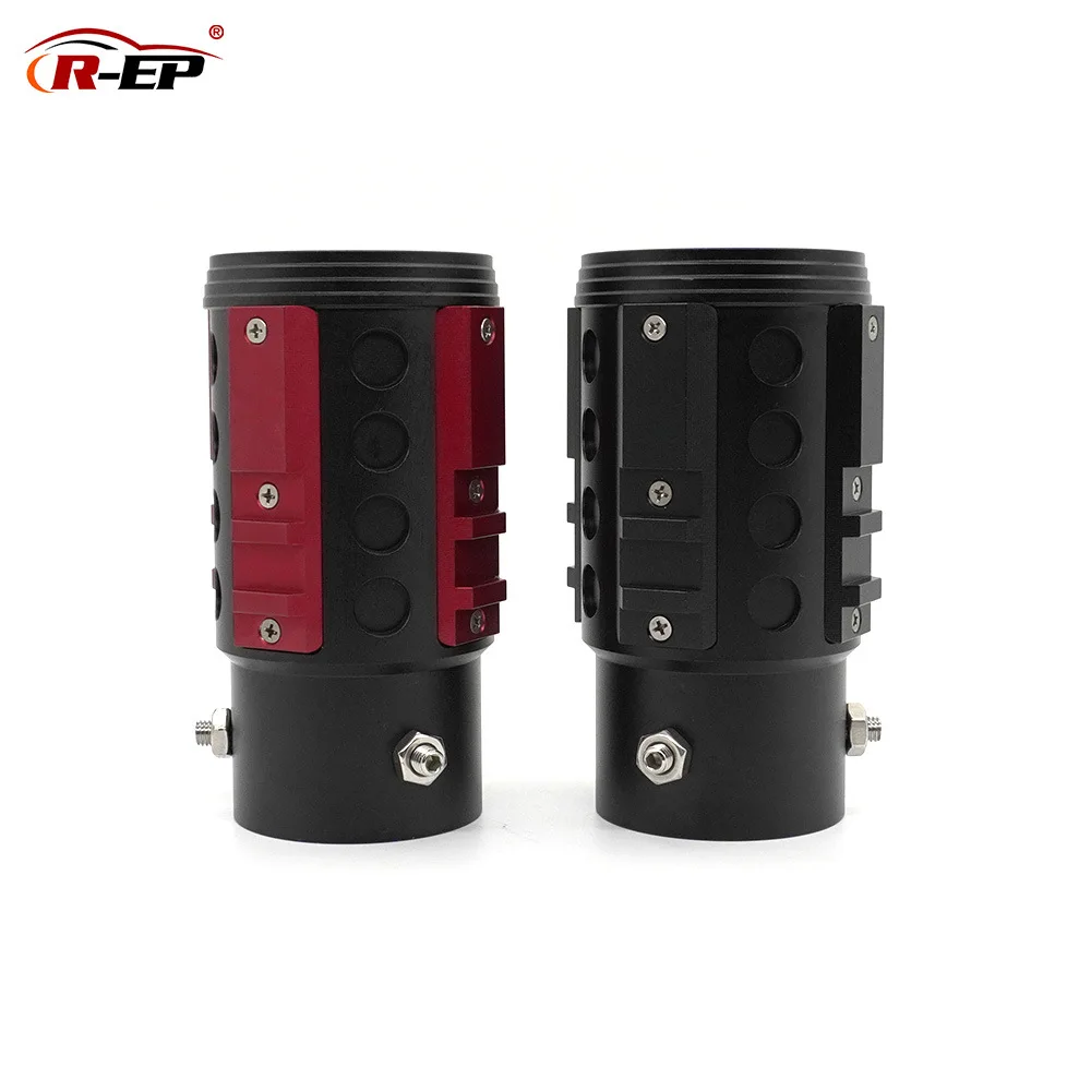 Automotive general aluminum alloy modified tail throat, personalized exhaust pipe decoration racing grenade tail throat