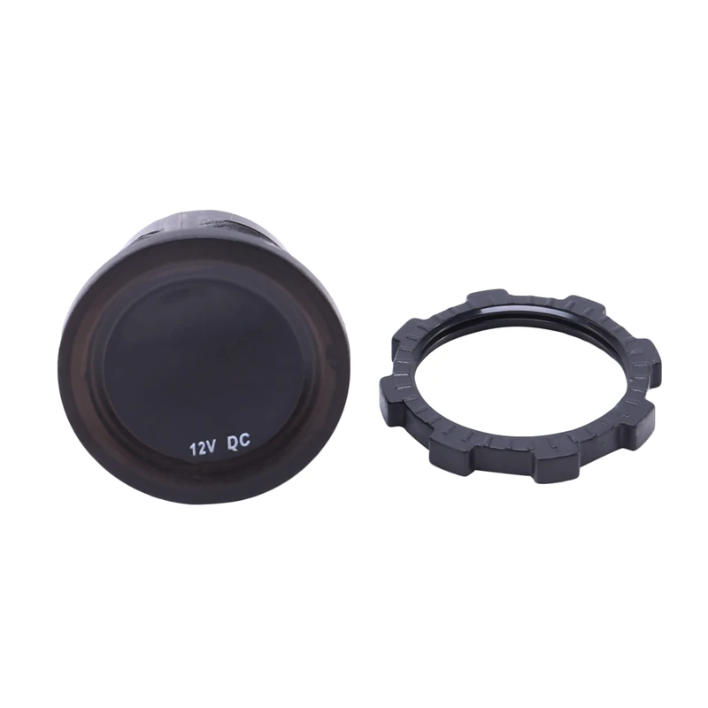 Chống Thấm Nước DC12V RD Kỹ Thuật Số Vôn Kế 3 Dây Xe Xe Máy Thuyền Xe Ô Tô Điện Áp Máy Đo Tốc Đèn LED Hiển Thị Màu
