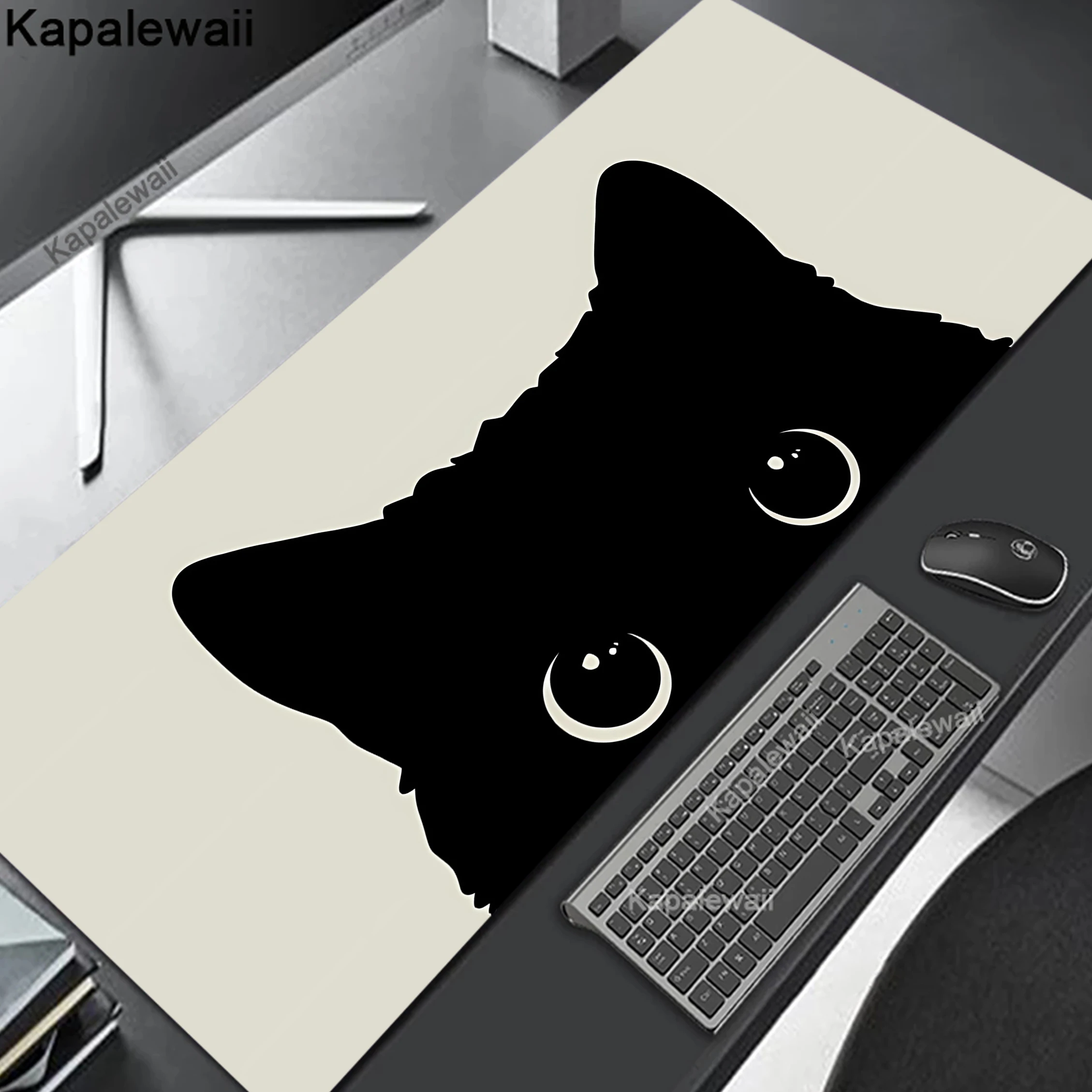 

Kawaii Cute Art Mouse Pad Cat Computer XXL Keyboard Mats Large Gaming Mousepad Desk Mat PC Gamer Office Home Table Mause Pad