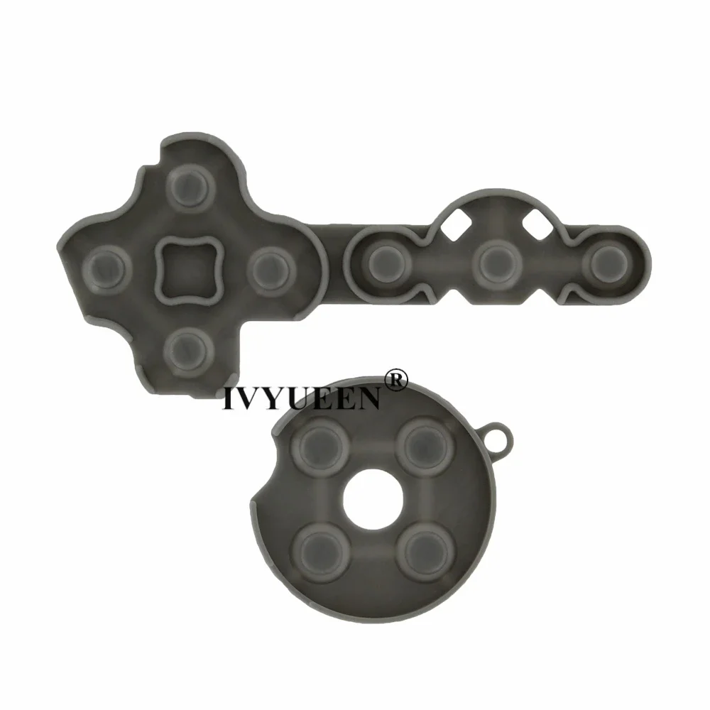 IVYUEEN-Borracha Condutora Silicone Pads para Microsoft Xbox 360, Controlador Sem Fio, Botão De Contato, D-Pad Peças De Reparo, 10 Conjuntos