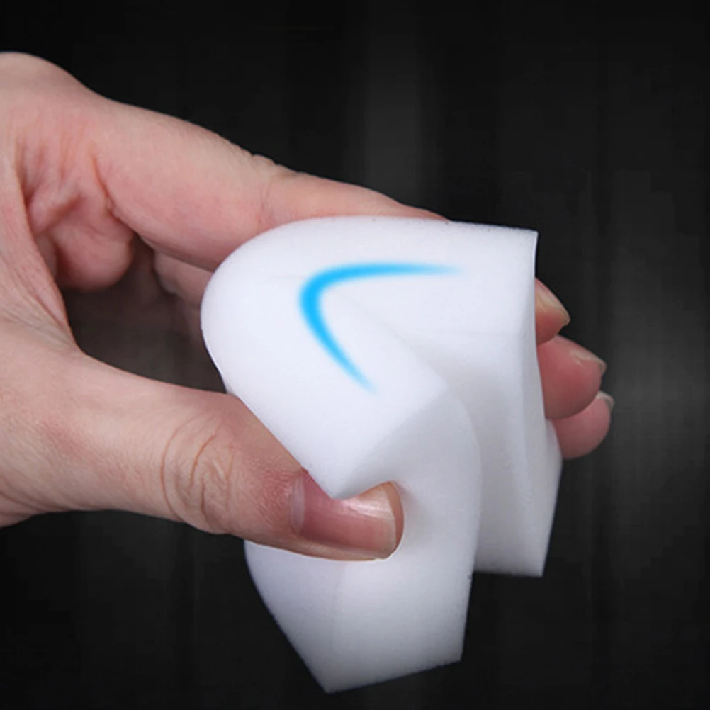 

20pcs White Kitchen Cleaning Sponges Non Scratch Dish Washing Pads Grease Ceramic Cookware Glass Stovetop Home Tools