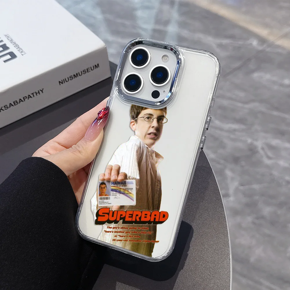 Mclovin Movie Superbad Phone Case For iPhone 17 16e 16 15 14 13 12 11mini Pro Max X XR XSMAX 8 7 Air Plus Transparent Soft Cover