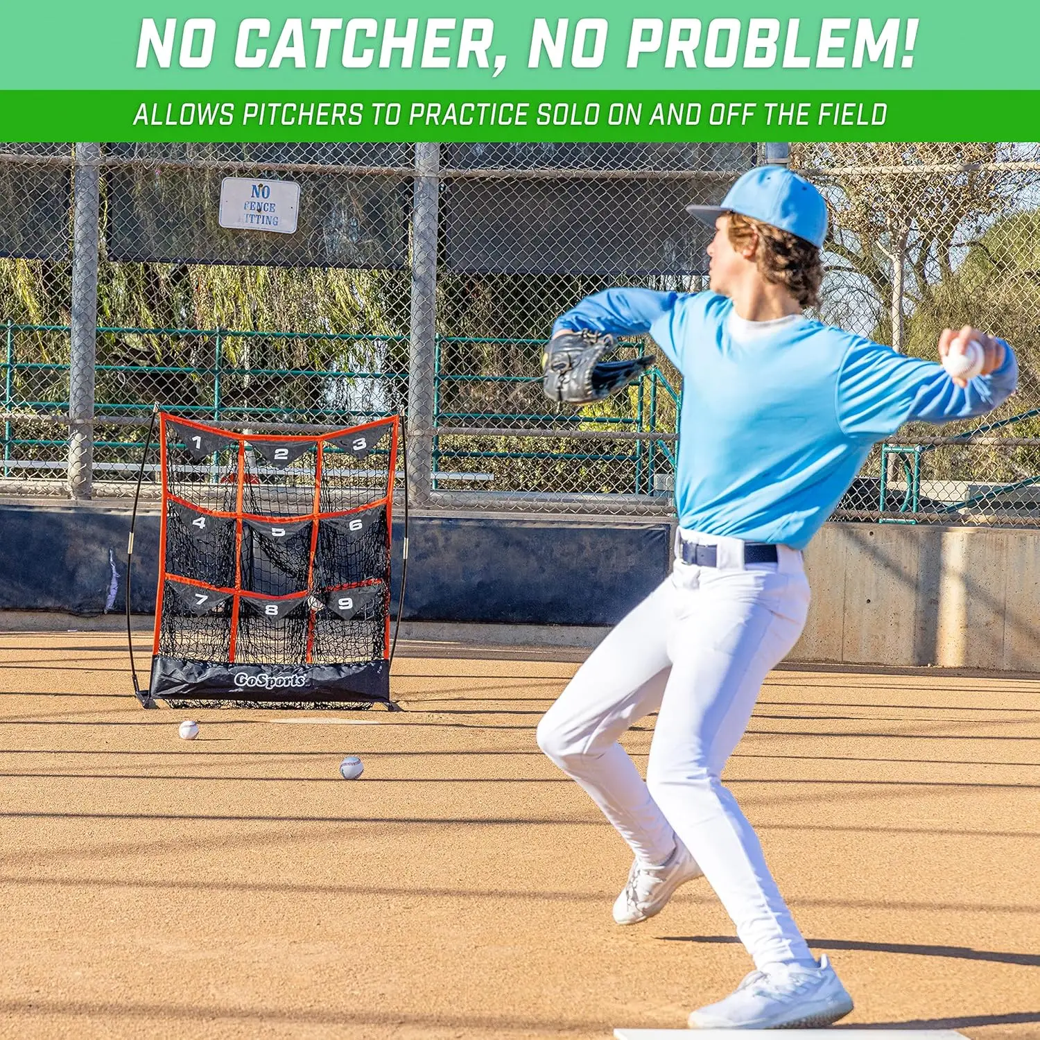 Zielnetz für Baseball und Softball Pitching Strike Zone – Wählen Sie Ihre Größe