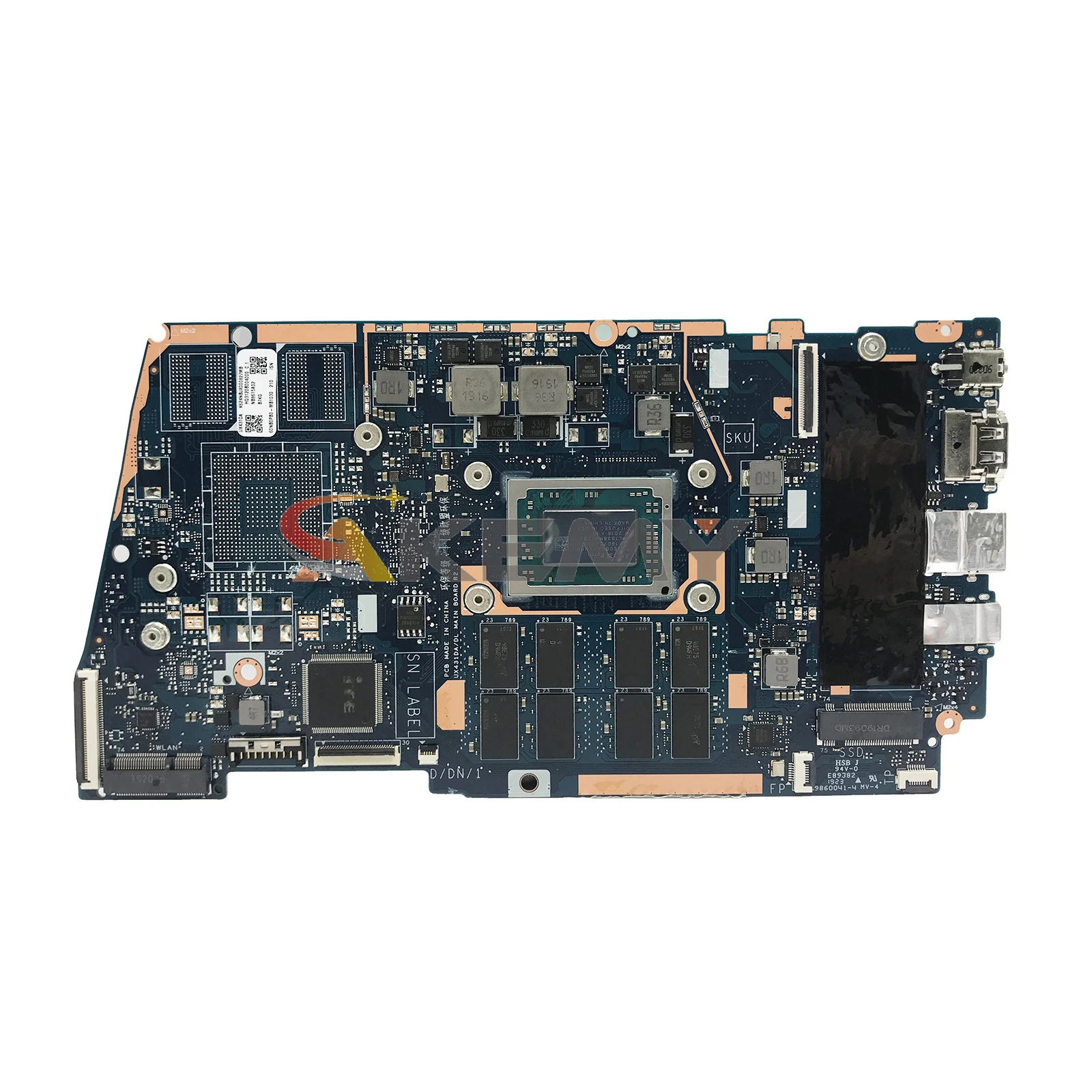 Imagem -04 - Akemy Ux431da Mainboard para Asus para Zenbook Ux431 Ux431d Placa-mãe de Laptop R53500 R7-3700 8g 16g-ram 100 Teste ok