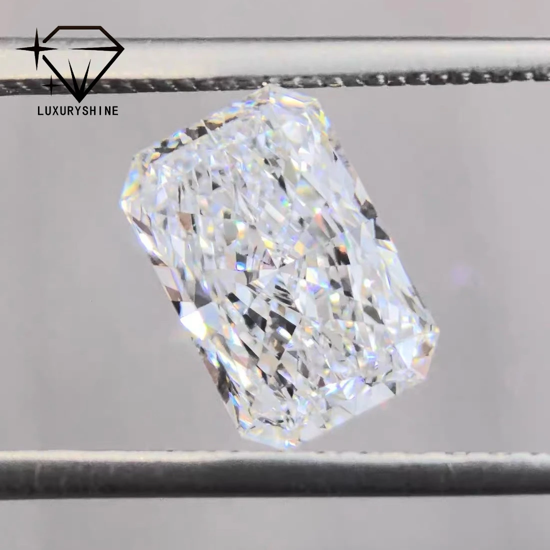 LuxuryShine VVS2 مختبر نمت الماس 1ct 2ct 3ct 4ct 5ct الماس فضفاض مشع قطع D-F اللون مع شهادة IGI مجوهرات مخصصة