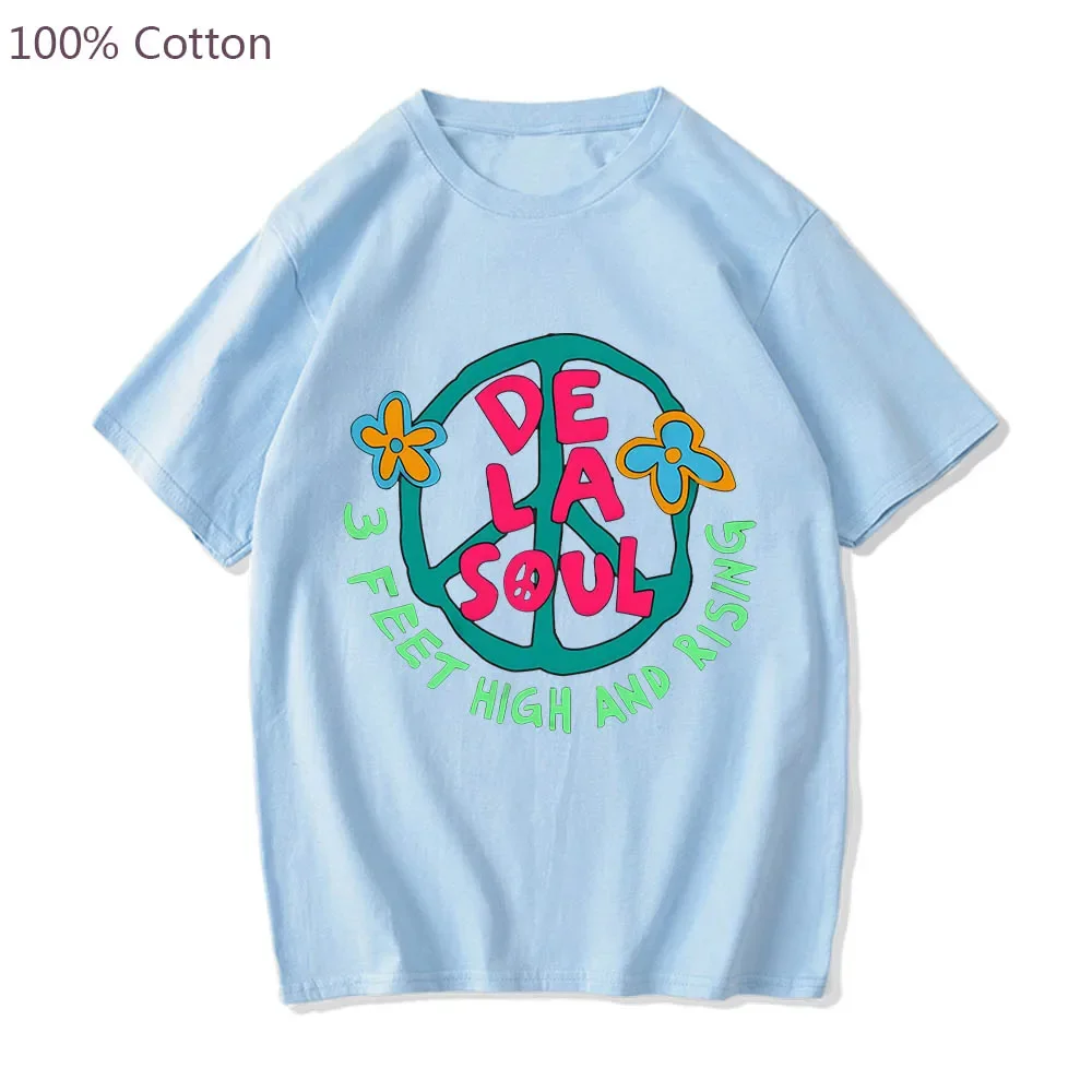 De La Soul Fashion Anime T-shirts Printed Graphic Tshirt Harajuku Casual 100% Cotton Men/women Tee-shirt Cute Cartoon T-shirt