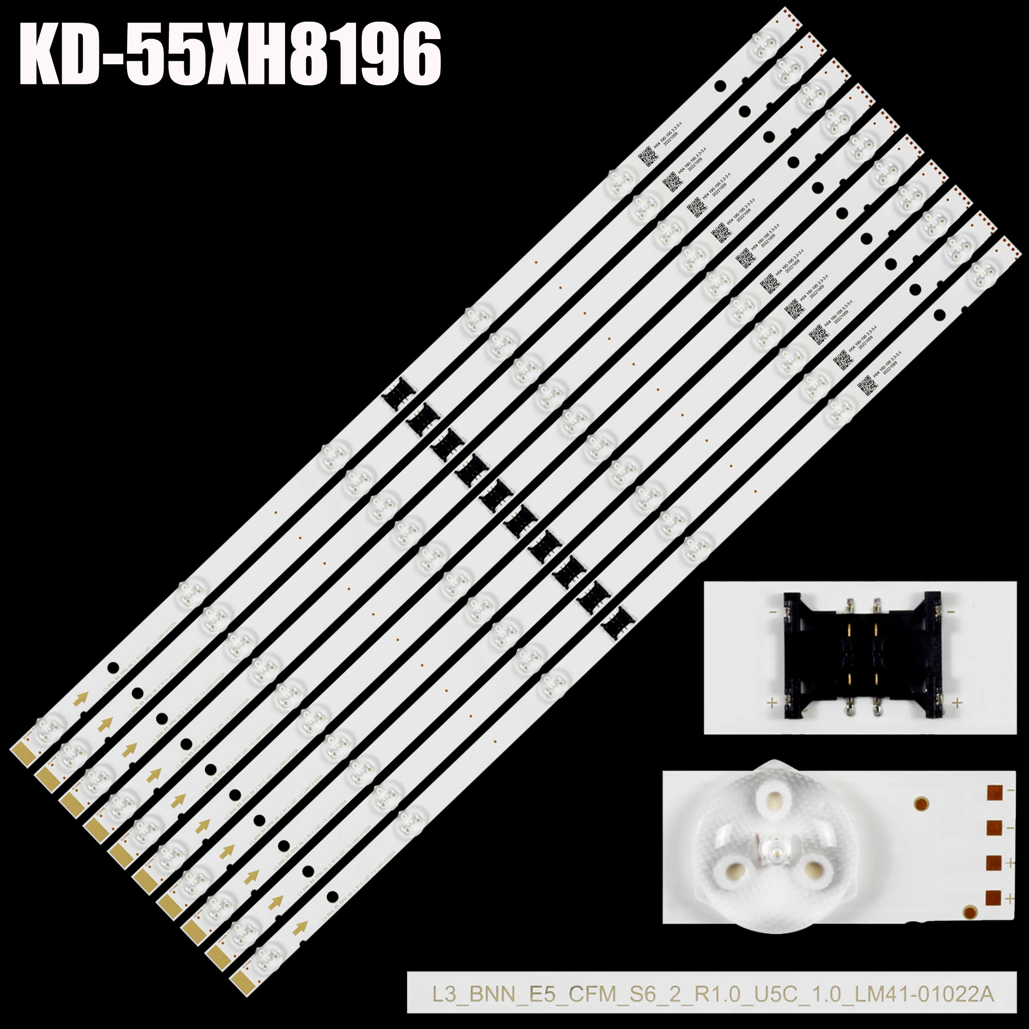 

Лента светодиодной подсветки для KD-55X80CJ KD-55X80K I-5500SY80062-VC L3_PHN_LYX_E5_CFM_S6_2_R1.0_UA5_LM41-01056A