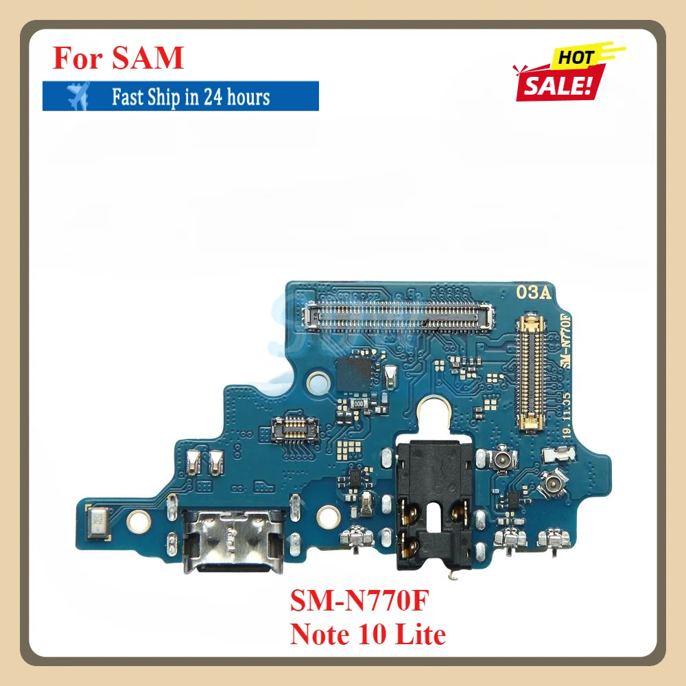 1Pcs Fast USB Charging Charger Dock Port Board With Microphone Mic Flex Cable For Samsung Galaxy Note 8 9 10 Plus Lite 20 Ultra