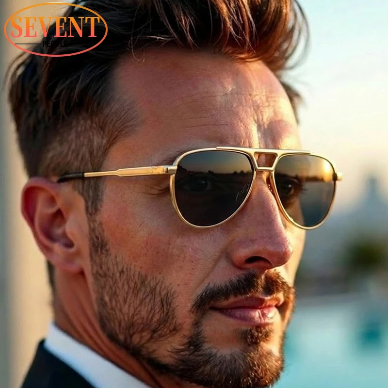 

Vintage Pilot Oval Punk Sunglasses Men 2026 Luxury Brand Trendy Steampunk Outdoor Driving Sun Glasses For Male Classic Shades