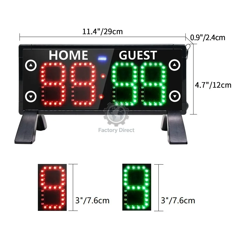

HOT Touchable Screen Cornhole Games Scoring Display Board Rechargeable Portable LED Digital Scoreboard with Wireless Remote