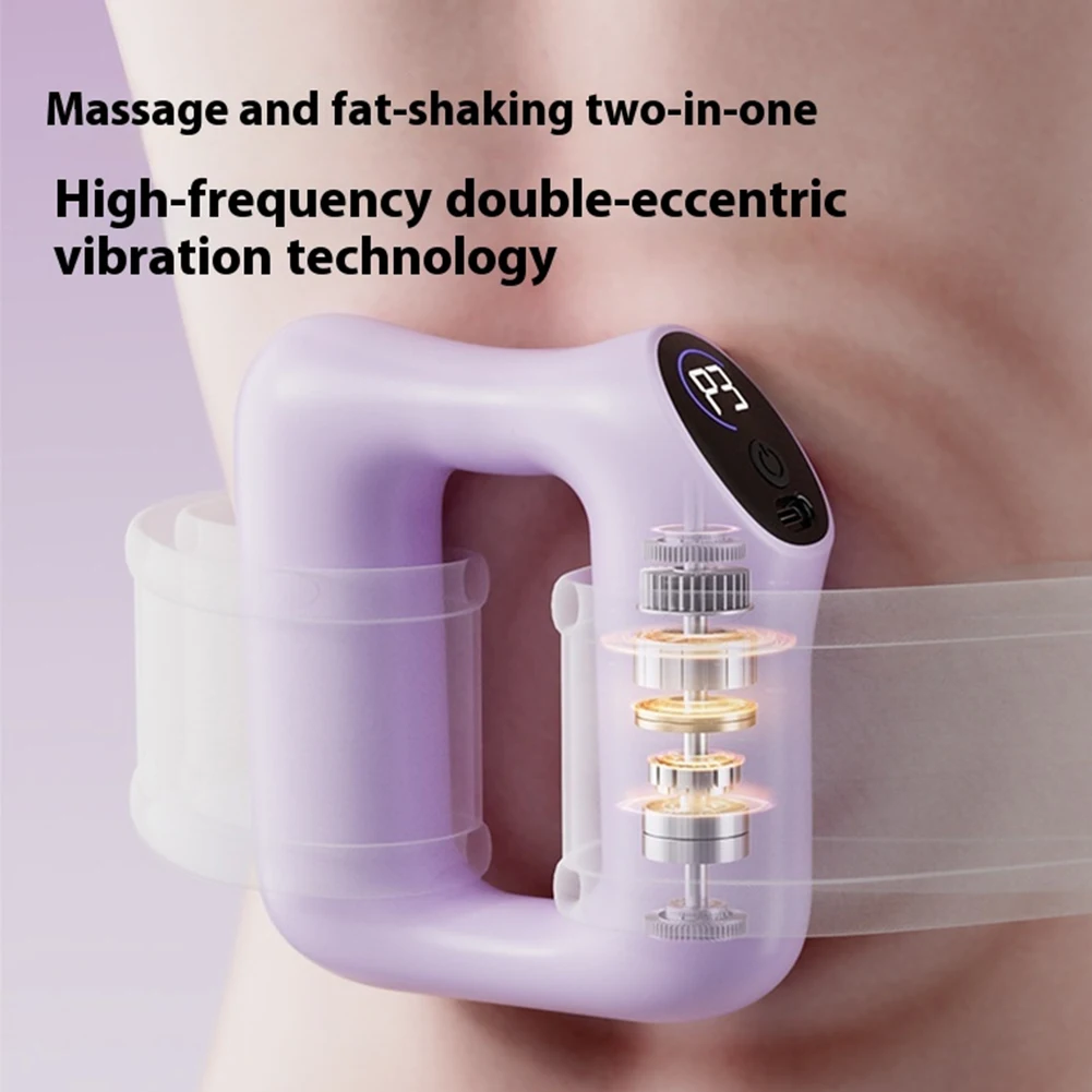 

Full-Body Fascia Ring Multifunctional with 5 Modes Deep Tissue Massage Gun Handheld Fascial Ring Massage Ring for Home Gym Use