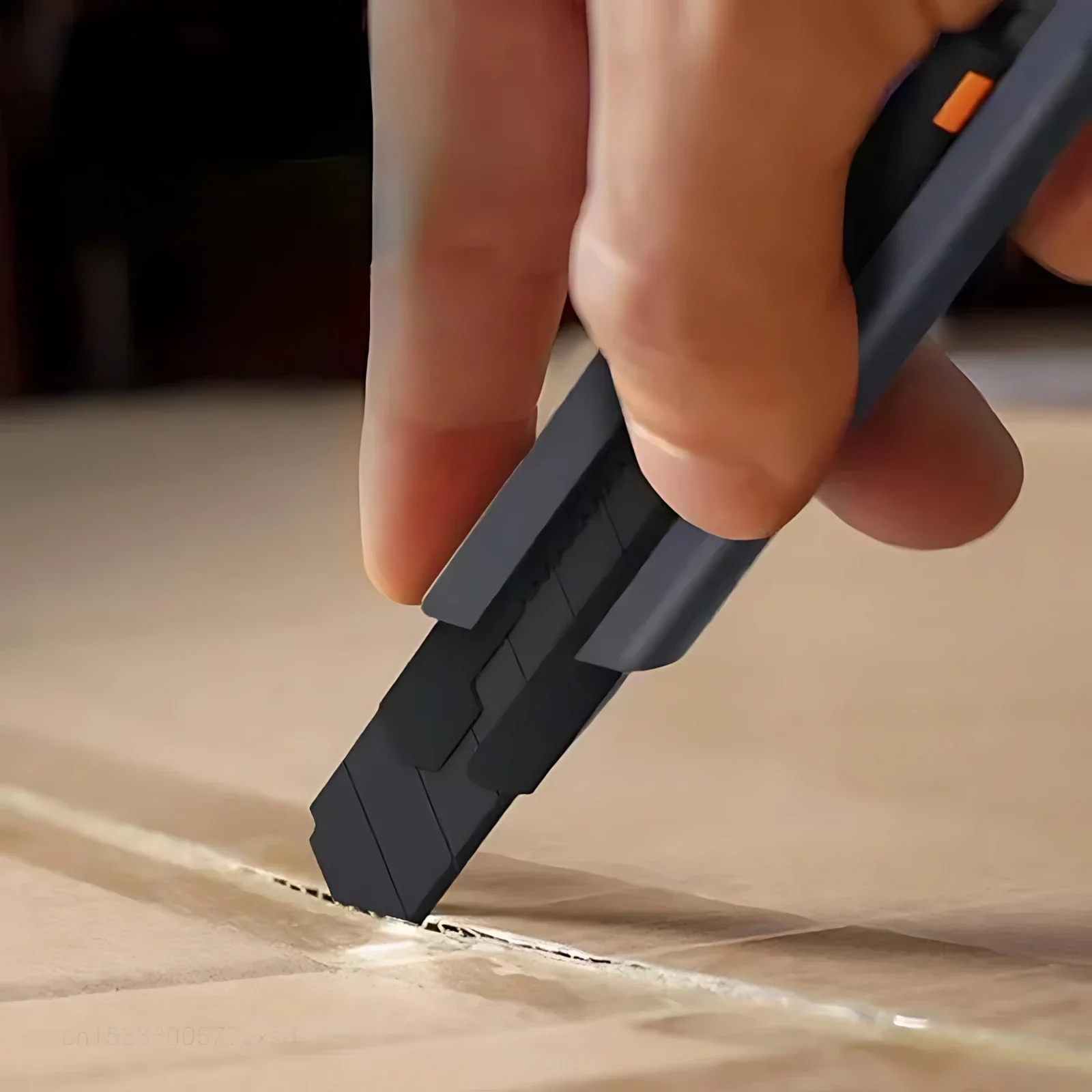 2025 سكّين متعدّد الاستخدامات صغير متعدد الوظائف شفرة فولاذية الكربون قفل أمان تمتد جيب المهنية الة قطع الورق أداة منزلية #4