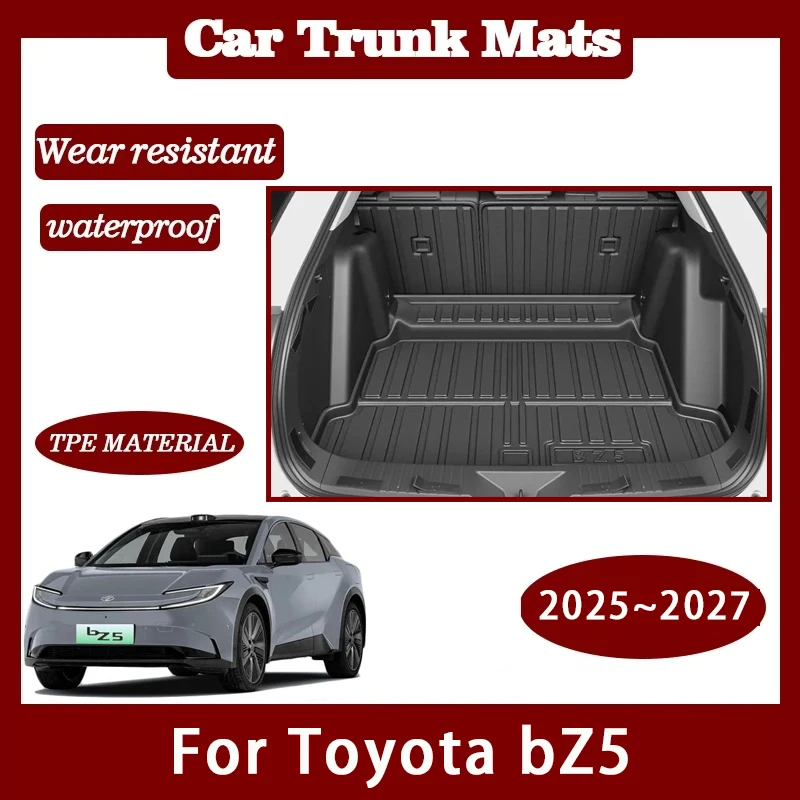 

Car Rear Trunk Mat For Toyota bZ5 EA11 2025 2026 2027 5seat Waterproof Storage Pad Cargo Liner Back Seat Cover Auto Accessories
