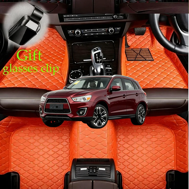 

Custom For Mitsubishi ASX/Outlander Sport/RVR SUV2011-2021 Car Floor Mats Car accessories Carpets Covers Left /Right Hand Drive