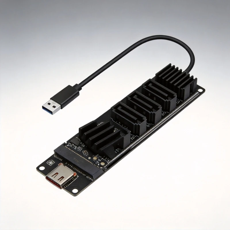  USB Type C and USB A to SATA3.0 Adapter for NAS Data Backups and Storage for Multiple Devices