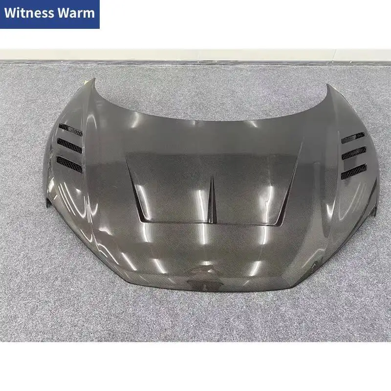 أغطية غطاء محرك السيارة الأمامي R8 من ألياف الكربون FRP لسيارة أودي R8 طقم هيكل السيارة 2016+