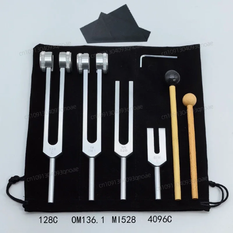 

Aluminum Tuning Fork Musical Healing 528HZ 136 1HZ 128HZ 4096 Medical Diapason Therapy Harmonizer Tuning Forks Set Accessories