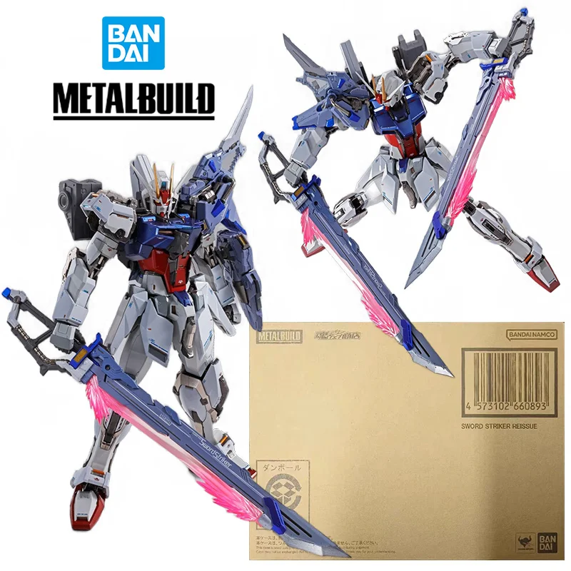 

Bandai Namco MB Metal Build Sword Striker Gundam Seed Msv Anime Original Action Figure Model Toy Birthday Gift Collection