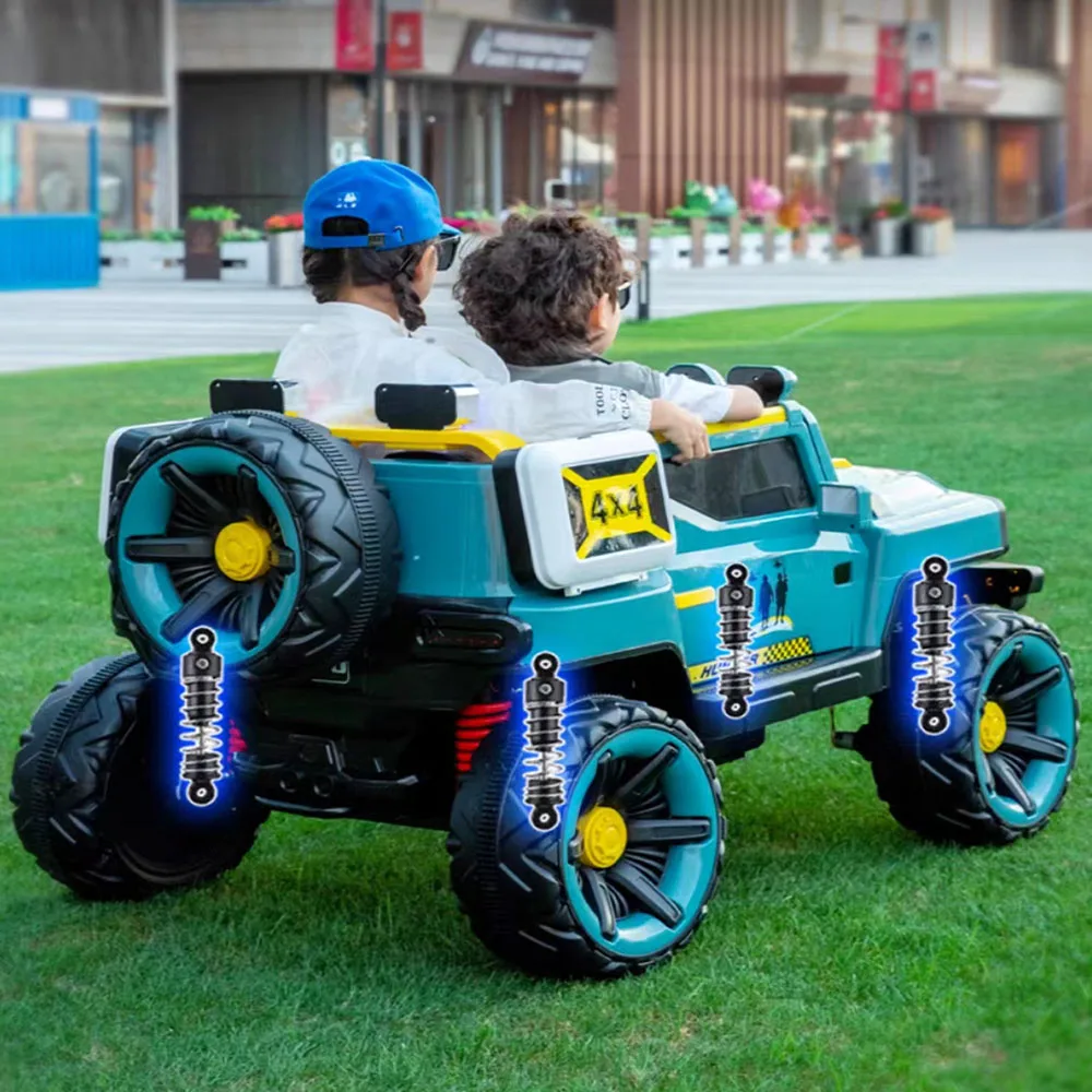 390W Children ATV Electric Vehicle 4WD Buggy Multimedia Early Learning Double Adult