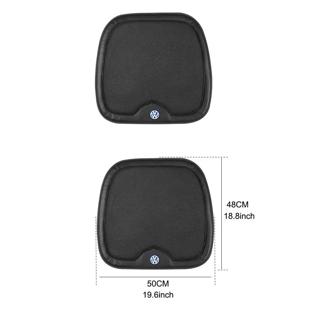 Summer Car Seat Cover Breathable Four Seasons Car Seat Cushion Protector Pad Front Pad Fit for Volkswagen Jetta Golf Beetle GTI