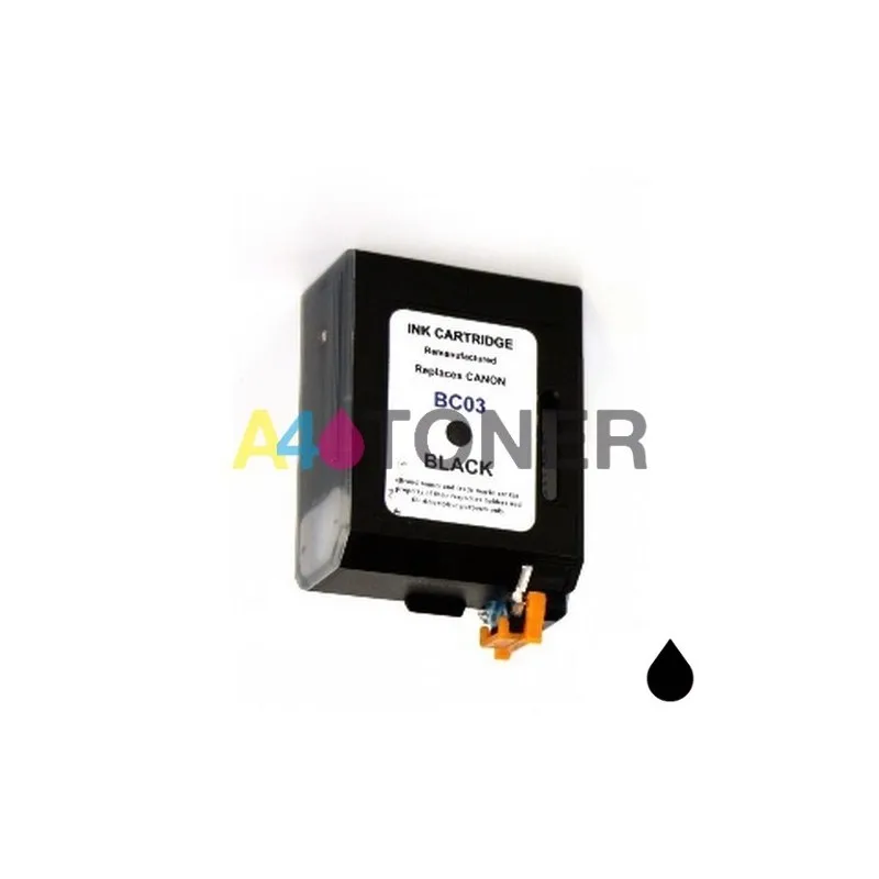 Black Bx3bk (BX-3) alternative ink cartridge, replaces the original cartridge 084a002 A4toner.com