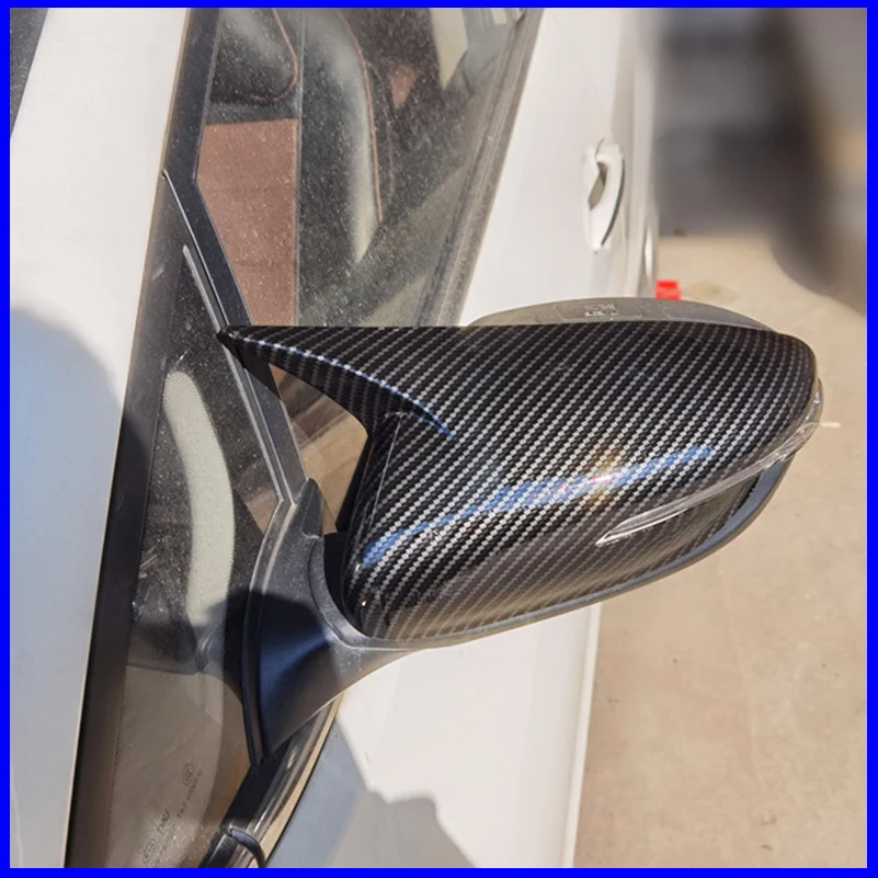 

Car Styling ForKia Cerato Forte 2014-2017 Rearview Mirror Cover Caps with Horn Decoration Car Styling Auto Parts Accessories