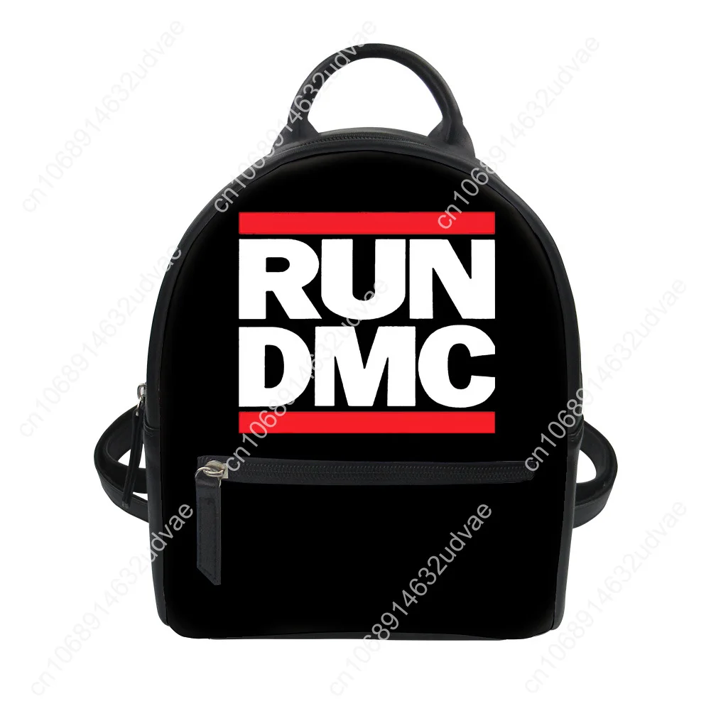 Run DMC Backpack Purse Women Schoolbags Personalized Double Shoulder Bag High Quality Daypack Leather Travel Bag Gift