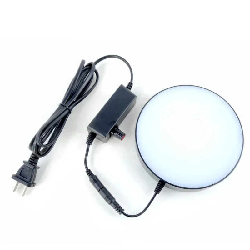 135mm Microscope LED Bottom Round Light Lamp Source Shadowless Backlight Illuminator Industrial Inspection 100V-240V - Image 2