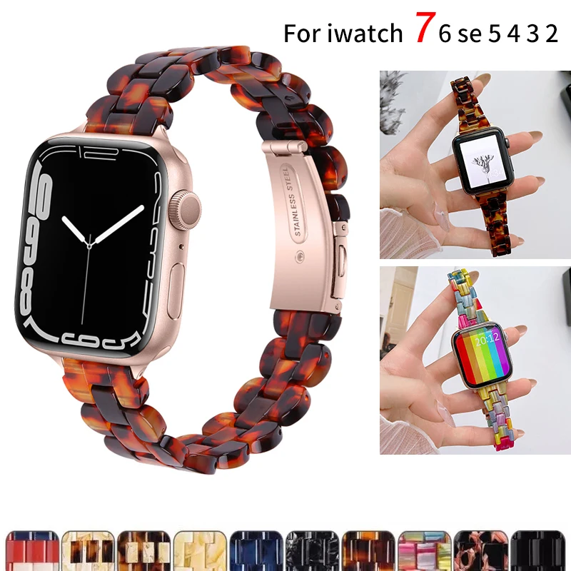 

Ремешок резиновый для Apple Watch Band 38 мм 42 мм 41 45 мм, тонкий браслет для iwatch Series 7 6 SE 5 4, для девушек, 40 мм 44 мм