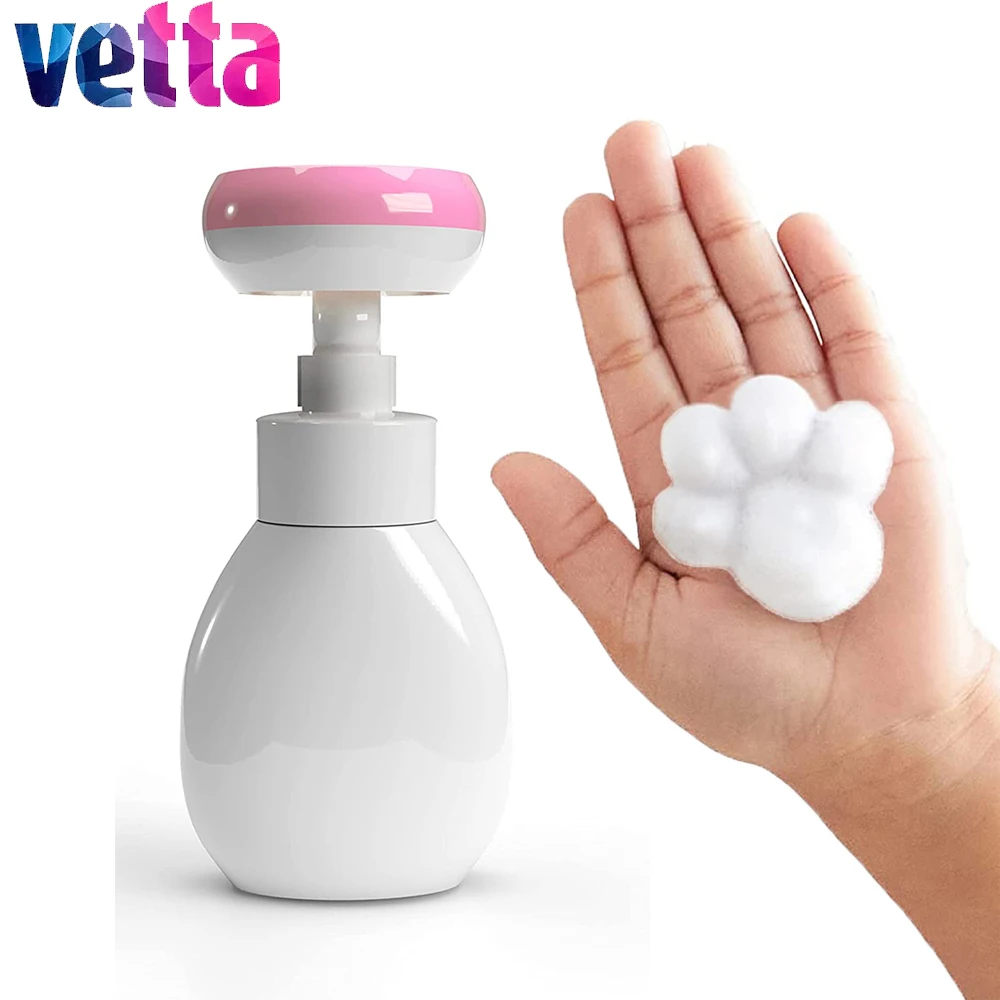 Vetta hand Foam Dispenser Flower Shape Hand Soap Foam Hand Dispenser Flower Stamp Dispenser Foaming Soap Dispenser for Kids