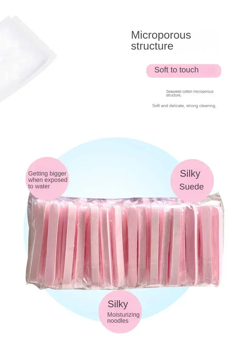 Komprimiertes Gesichtsreinigungsschwamm-Set, Ultra-Weich, Wiederverwendbar & Reisefreundlich, Perfekt zum Reinigen, Make-up-Entfernen & Maskenanwendung – Detail 5