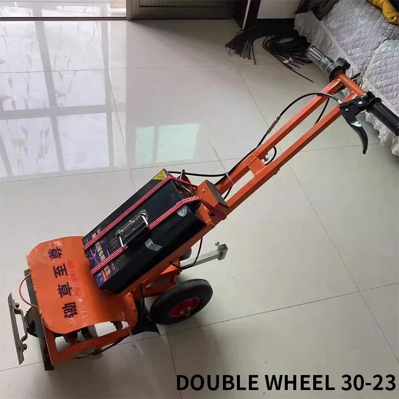 Multifunctional electric weeder, trencher, small weeding and soil loosening trencher, rechargeable, agricultural tillage machine