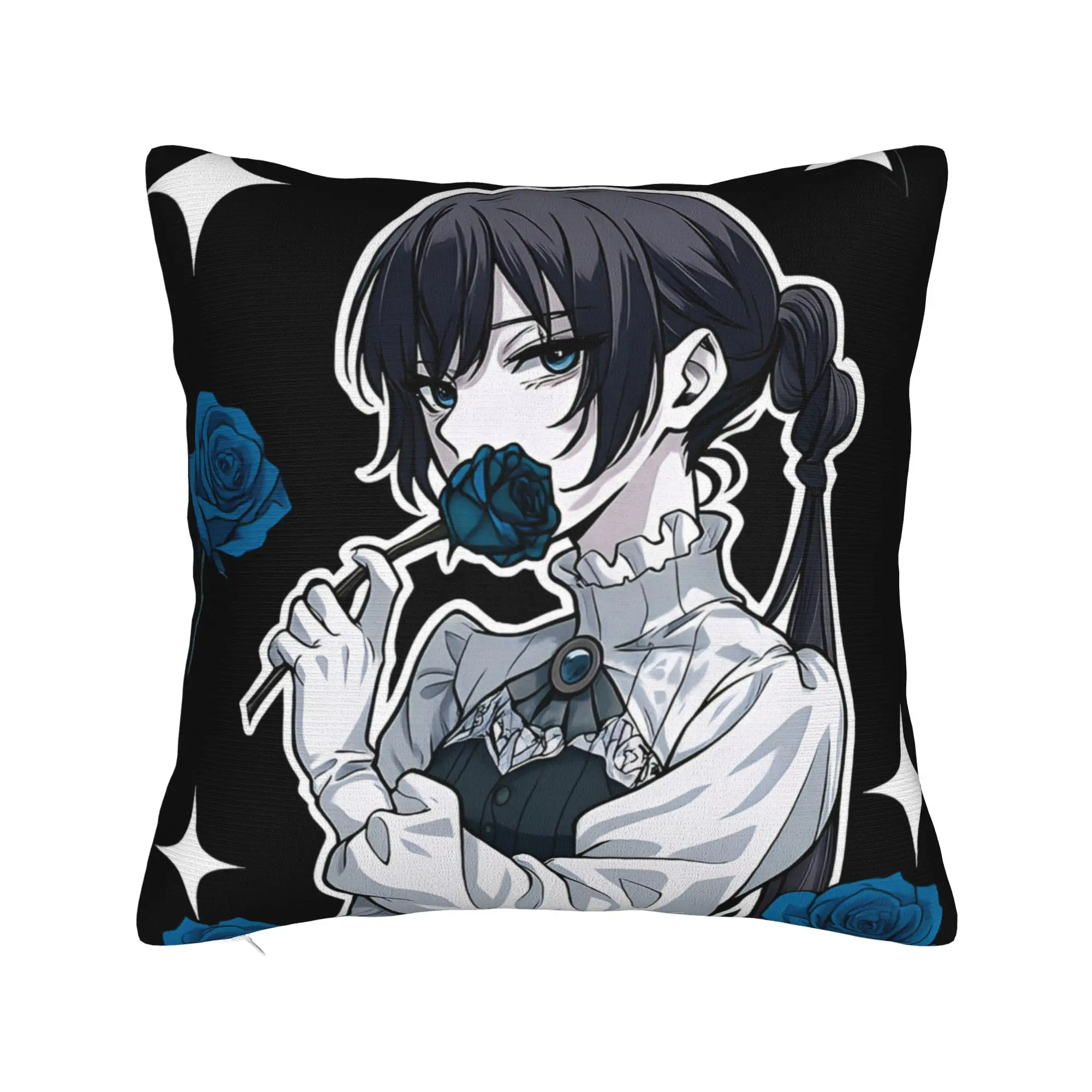 Ado Hibana World Tour Square Pillow Cases Anime Singer Cushion Covers Creative Zipper Decor Pillowcase for Home 40*40cm