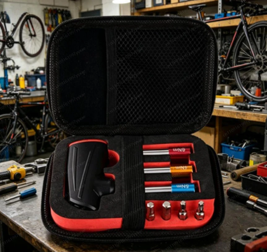 

T-Type Fixed Torque Wrench 1/4" 4-6Nm Sleeve Extension Bar Bicycle MTB Road Bike Repair Hand Tools