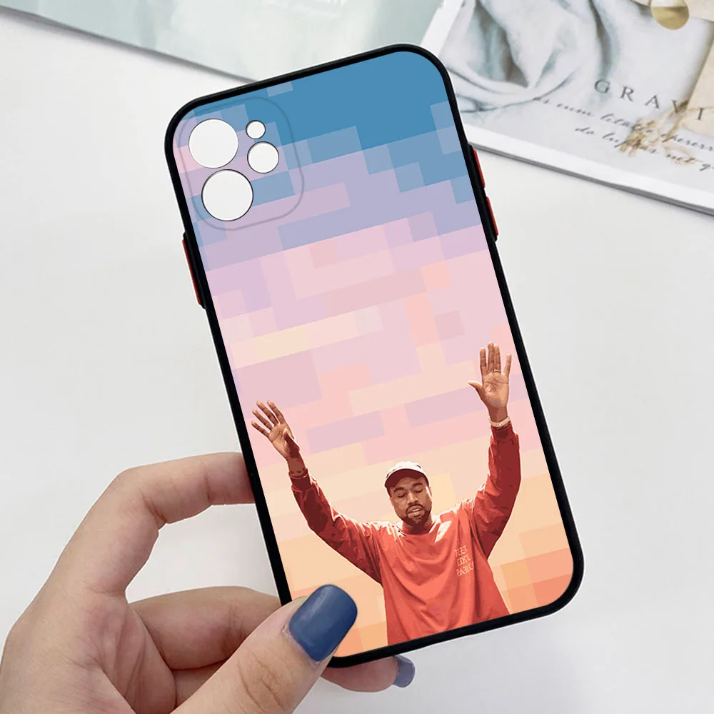 New Trend Power Kanye Omari West Phone Case For iPhone 16 15 14 11 12 13 Pro Max Mini X XR XS 7 8 Plus SE Translucent Cover