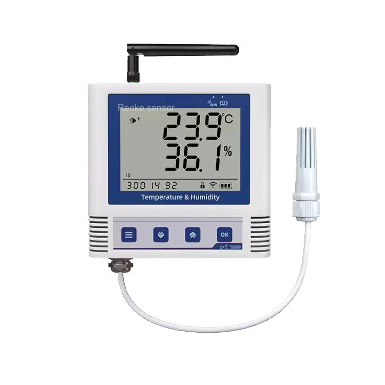 Renke 65535 Readings Storage Wireless Data Logger LORA Temperature and Humidity Recorder