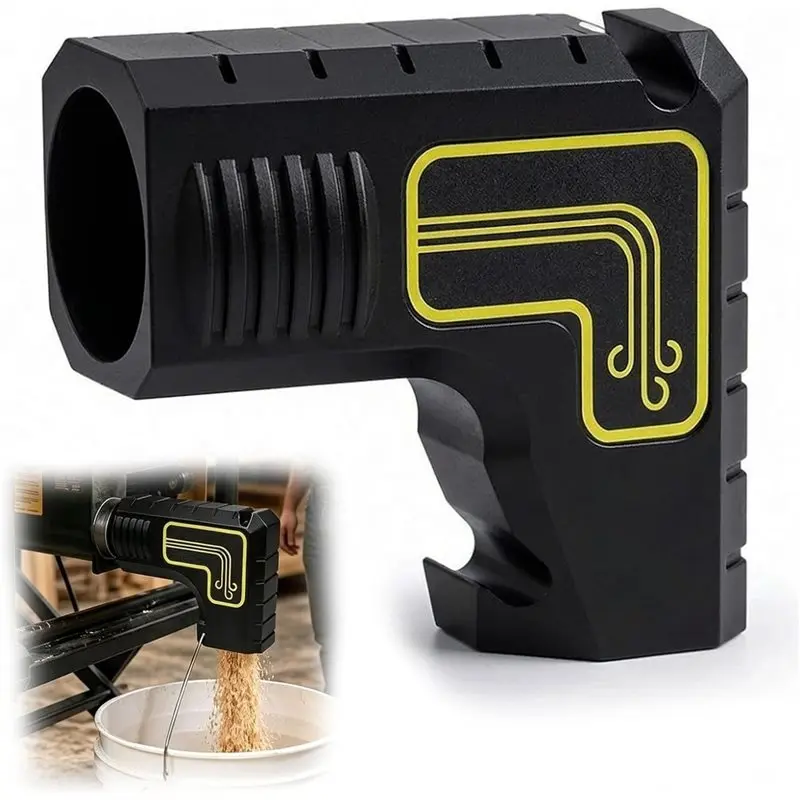 A84E-Table Saw Dust Collector Adapter For ,Dual Dust Bag Hooks For Dust Bucket, Efficient Sawdust Collection