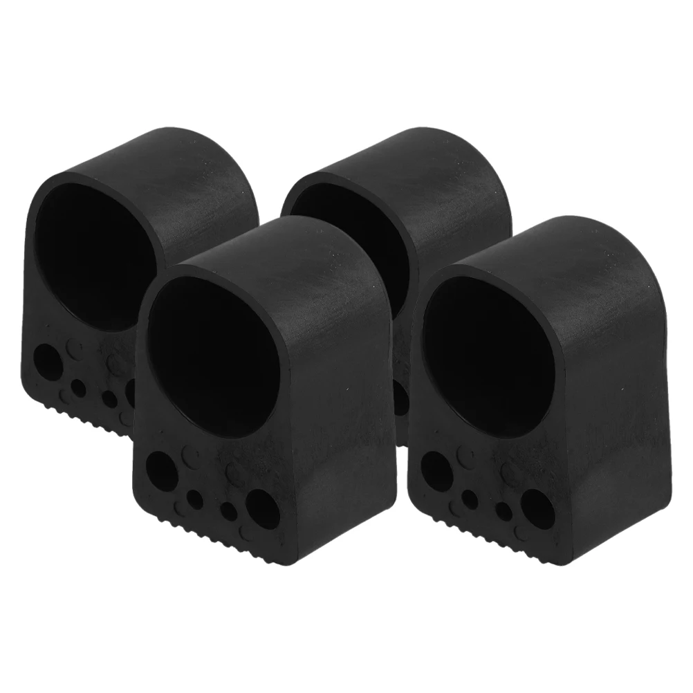 

4 Pcs Fitness Equipment Foot Covers Chair Bottom Floor Protectors Rubber Anti Slide Furniture Grips